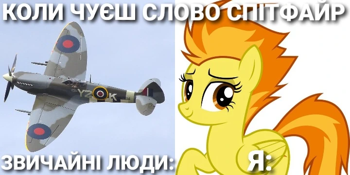 У кого з чим асоціюється слово Спітфайр?